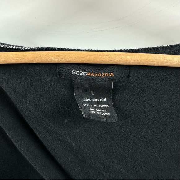 BCBGmaxazria Black/ White Emboridered Tank Top - Picture 3 of 4